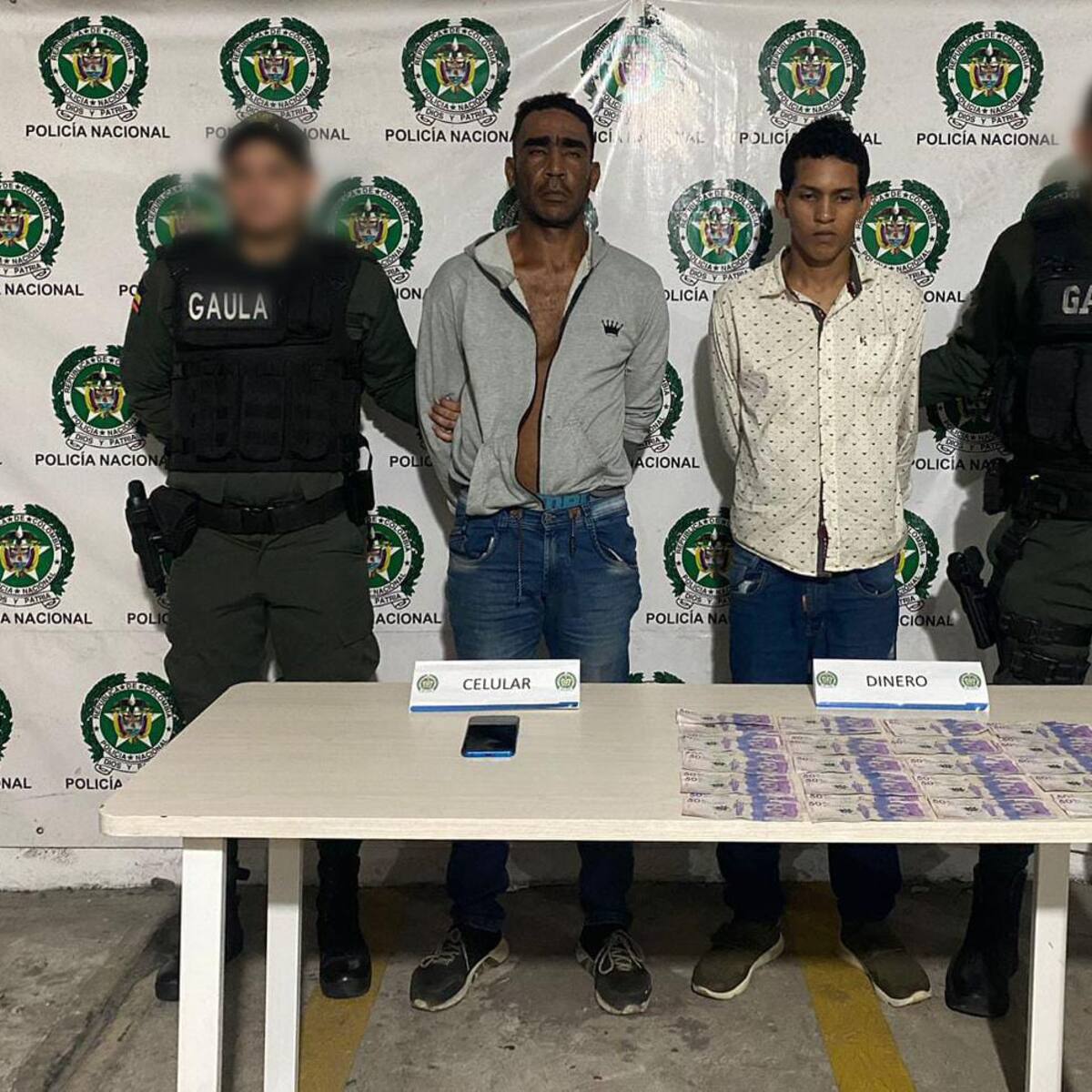 Caen cuatro presuntos extorsionista en Barranquilla
