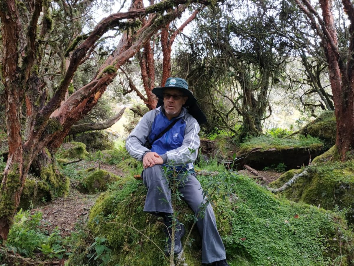 Germán Grimaldo, habitante de Belén (Boyacá), lleva más de 20 años sembrando semillas de colorados en el páramo de Guantiva-La Rusia.