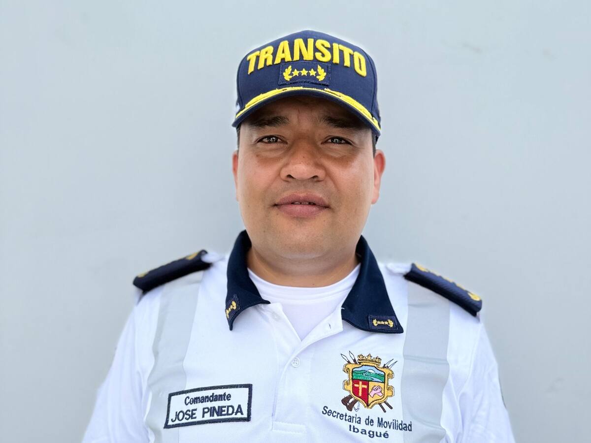 José Antonio Pineda Calderón es el nuevo comandante de los agentes de tránsito de Ibagué