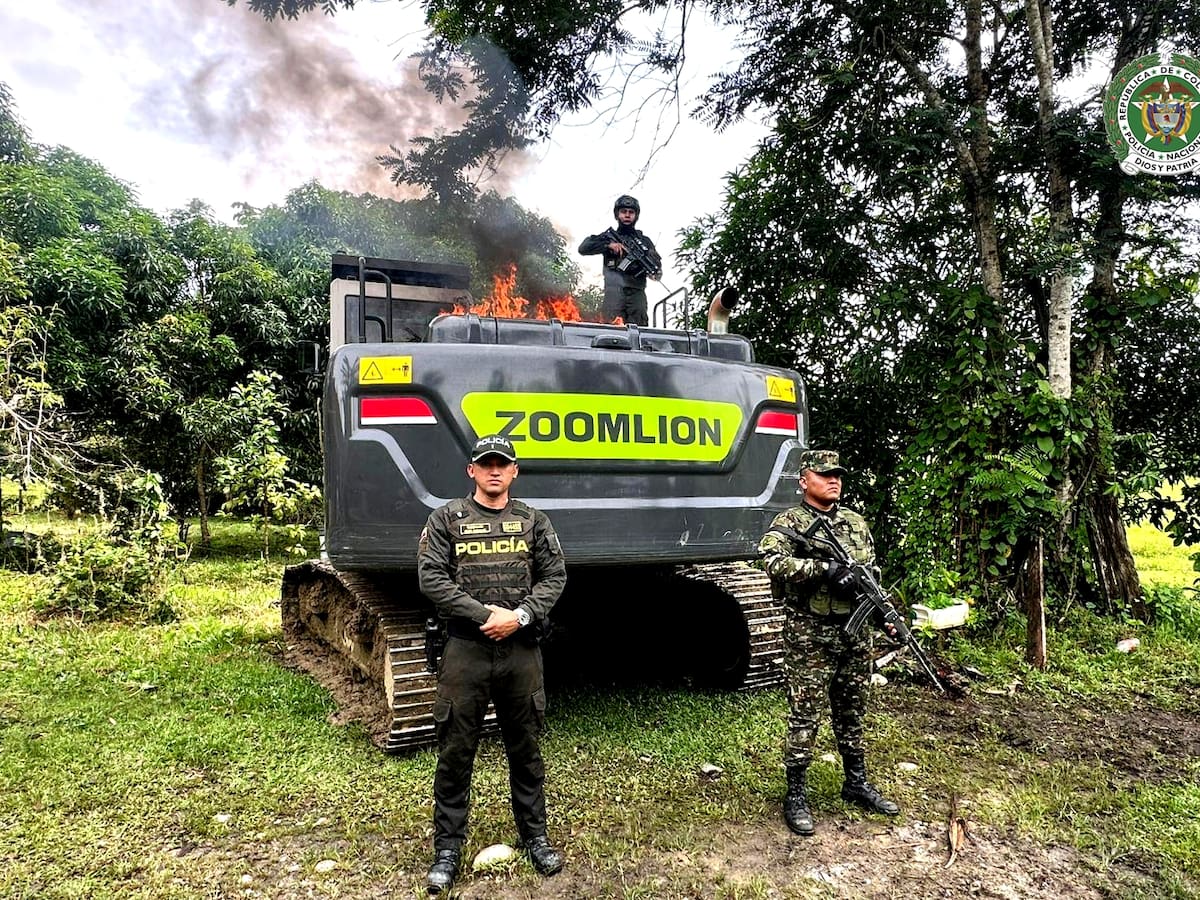 Desmantelan unidades de minería ilegal en el oriente de Antioquia avaluadas en más de mil millones