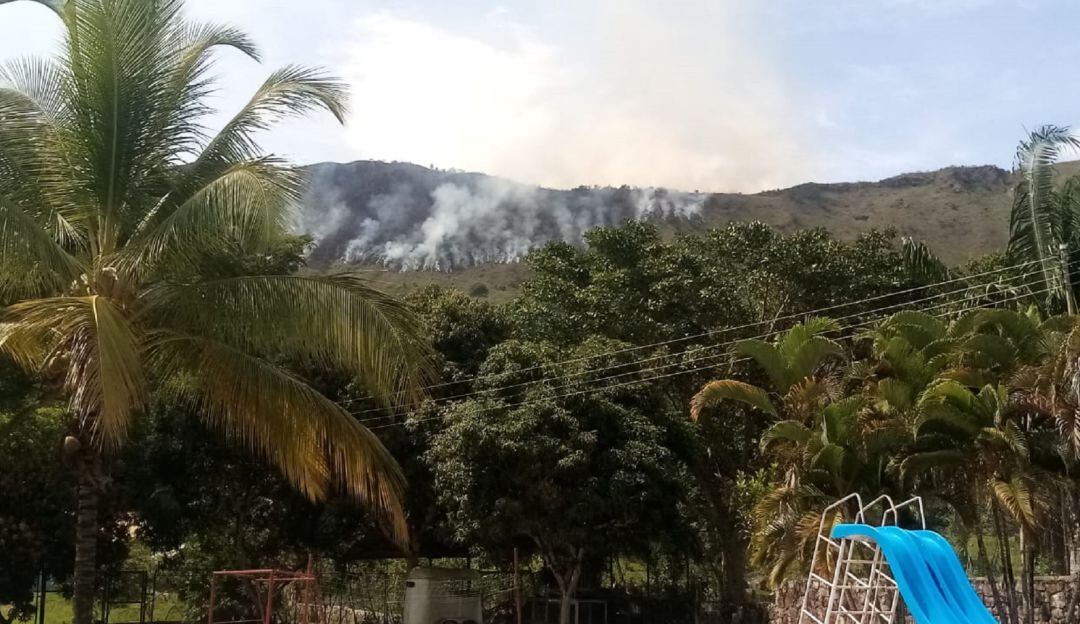 Incendio Forestal en Melgar, Tolima