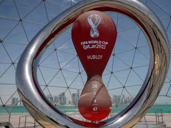 Conteo regresivo del Mundial ubicado en Doha, Qatar