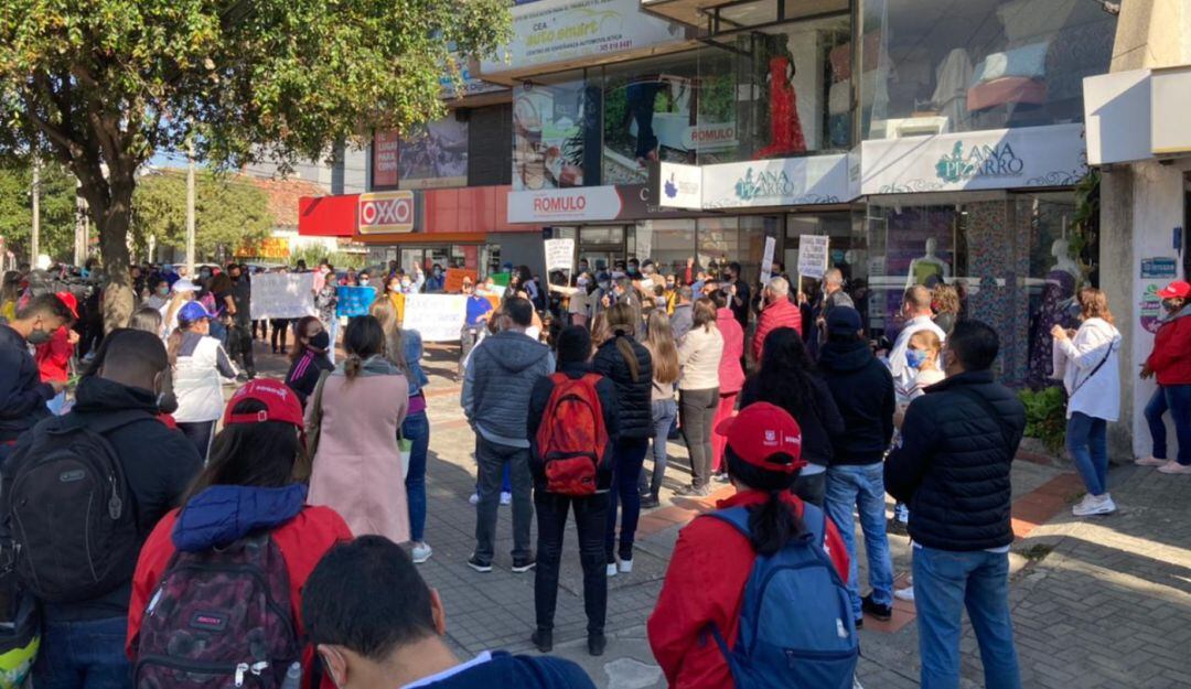 Protestas en Bogotá