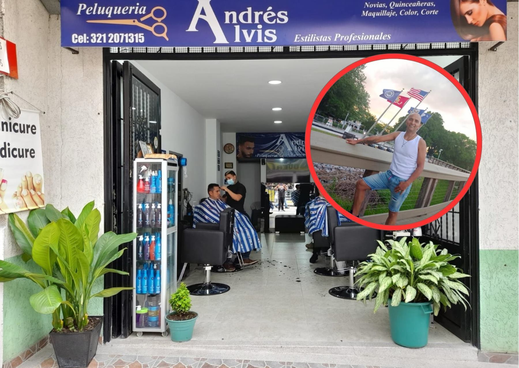 Andrés Alvis, barbero asesinado