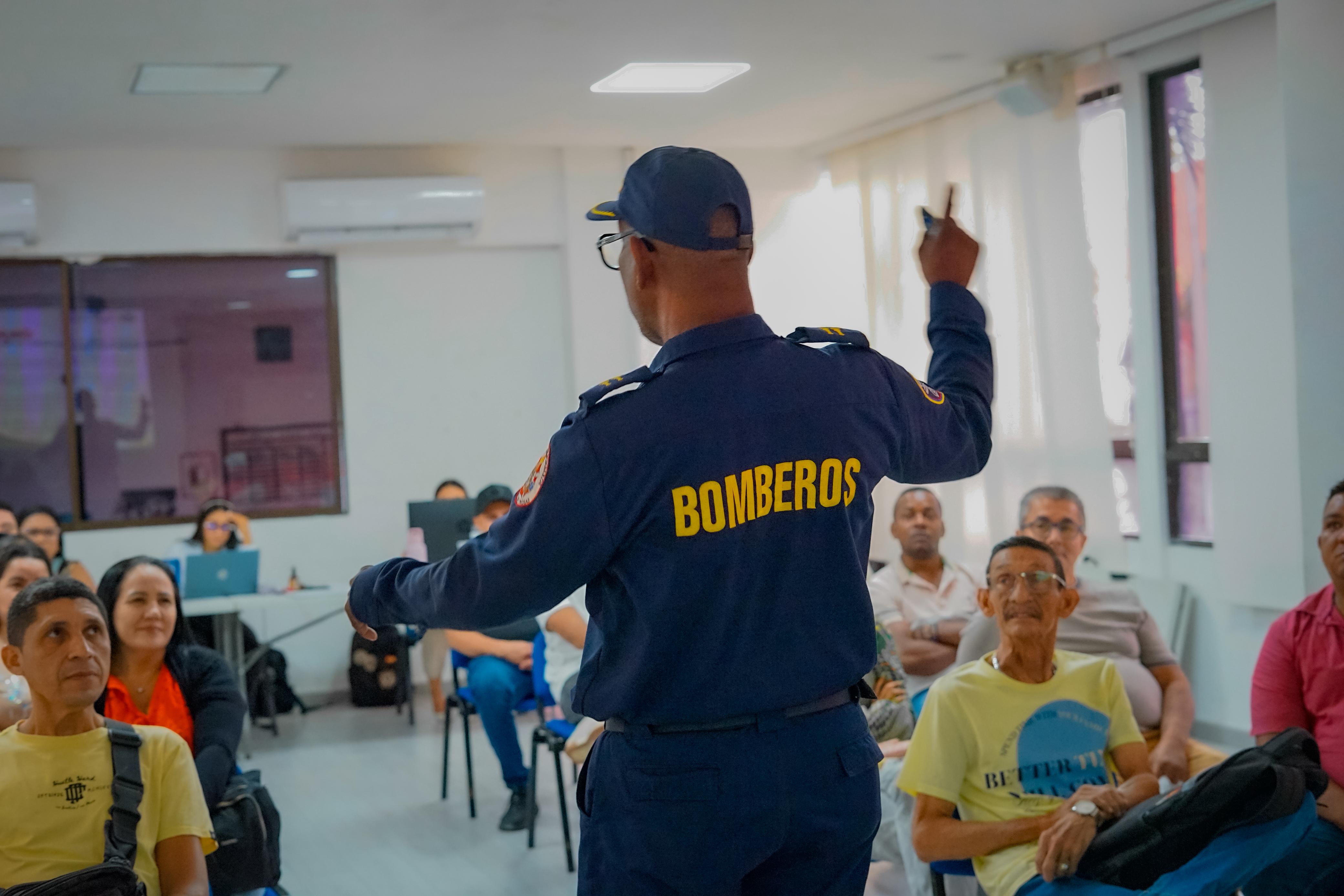 Programación del Cuerpo de Bomberos de Cartagena para las capacitaciones a tenderos
