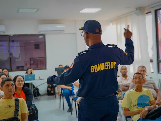 Programación del Cuerpo de Bomberos de Cartagena para las capacitaciones a tenderos