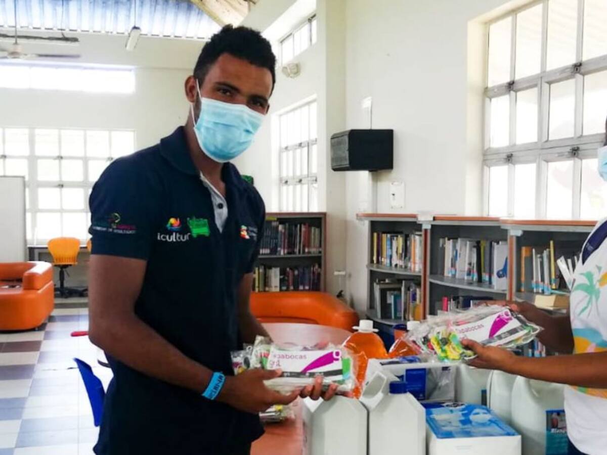 Dotan de elementos de bioseguridad a bibliotecas distritales de Cartagena