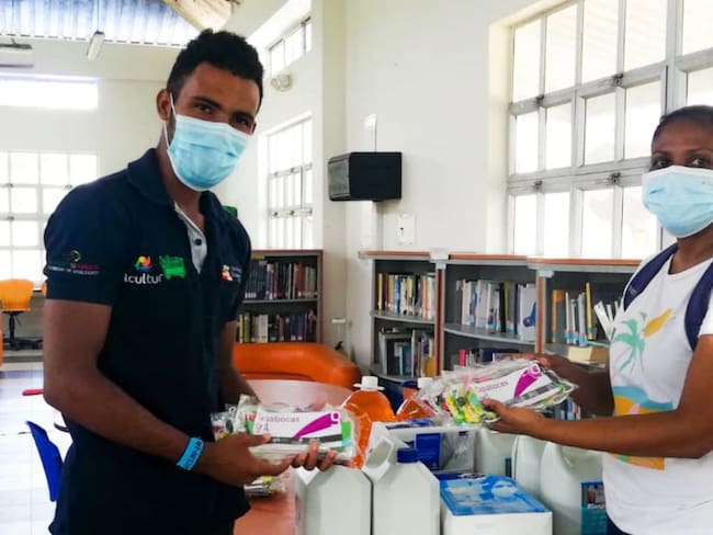 Dotan de elementos de bioseguridad a bibliotecas distritales de Cartagena