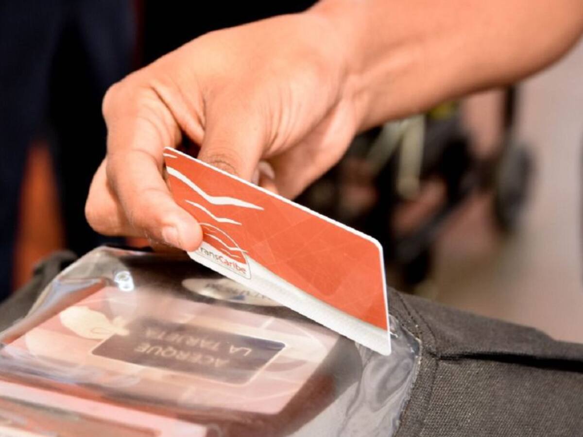 Sube costo de tarjetas de Transcaribe: ahora valdrá $5.000 cada una