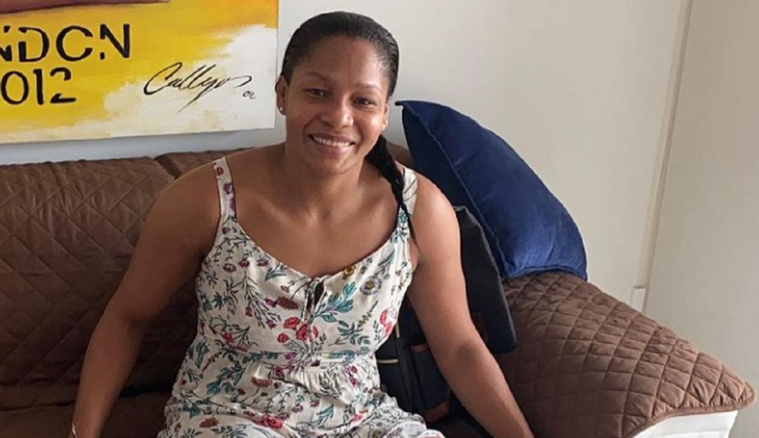 Yuri Alvear tras la operación de este lunes.