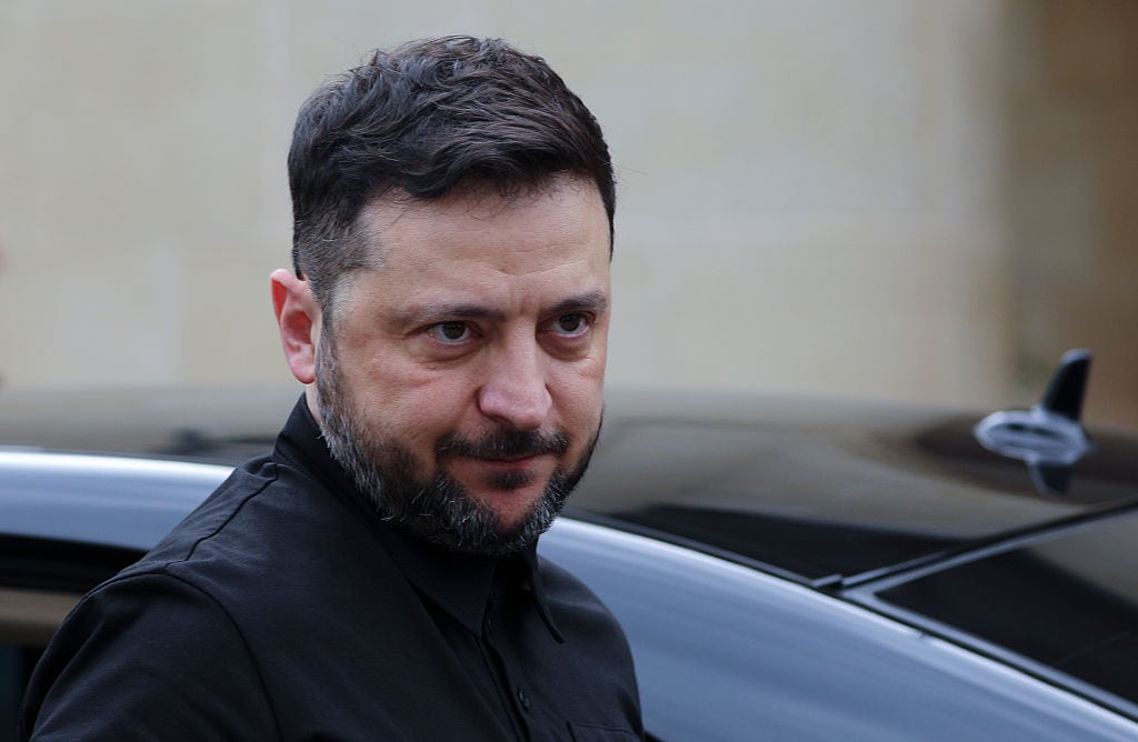 El presidente de Ucrania, Volodímir Zelenski, en Nicosia, Chipre, el 7 de enero de 2026. FOTO: Danil Shamkin/NurPhoto vía Getty Images