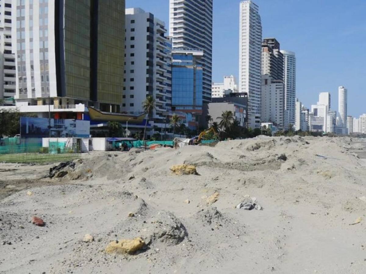 UniCartagena sugirió realizar relleno hidráulico para mitigar erosión en playa cinco