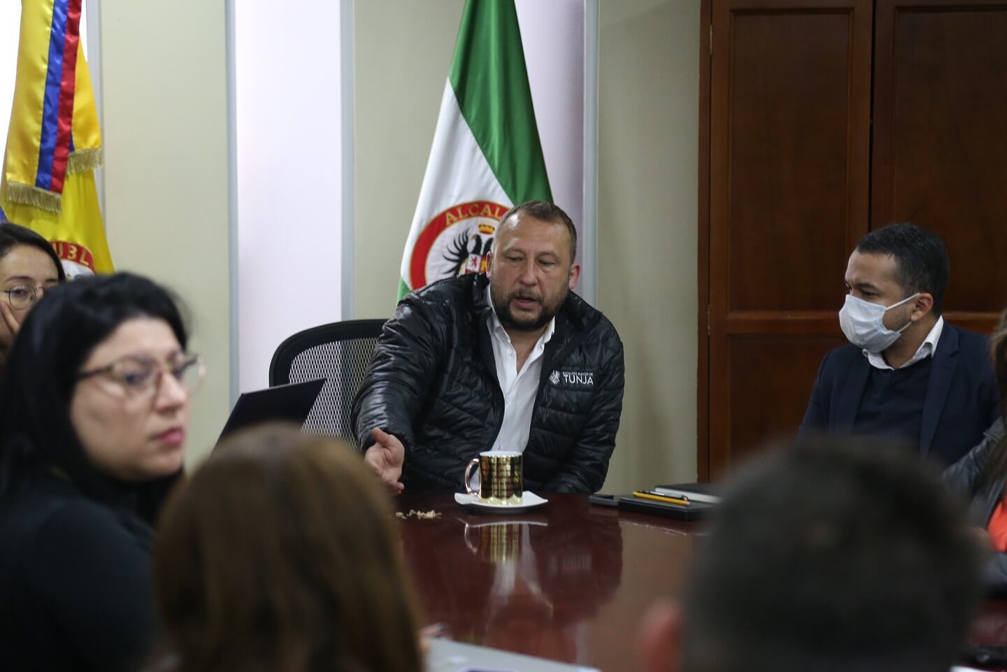 Alcalde de Tunja, Mikhail Krasnov. Foto | Alcaldía Mayor de Tunja