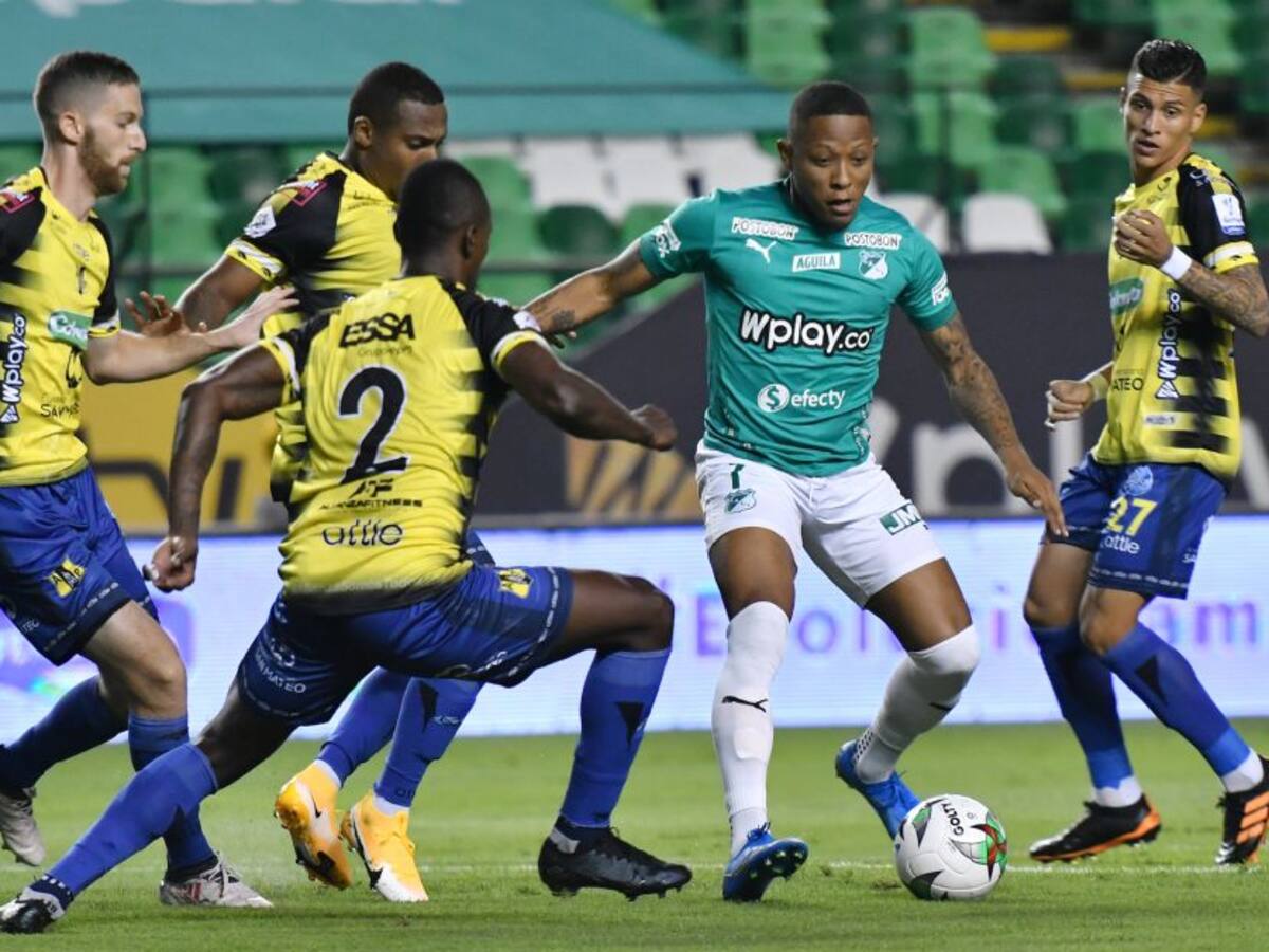 Deportivo Cali salvó un punto ante Alianza Petrolera al minuto 95