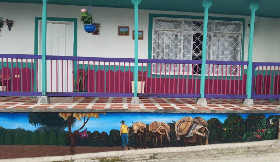Las hermosas fincas cafeteras del Quindío, zona rural de Quimbaya