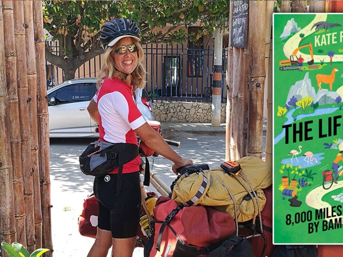 Británica viajó de Colombia hasta Argentina en una bicicleta de bambú: esta es la historia