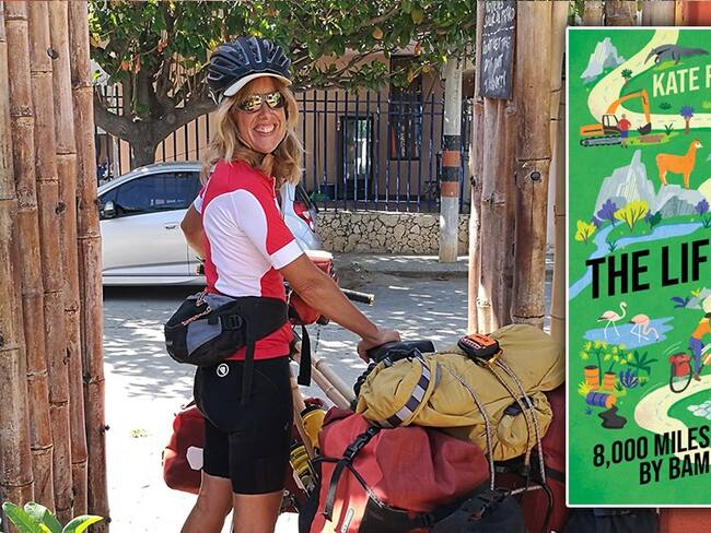 Británica viajó de Colombia hasta Argentina en una bicicleta de bambú: esta es la historia