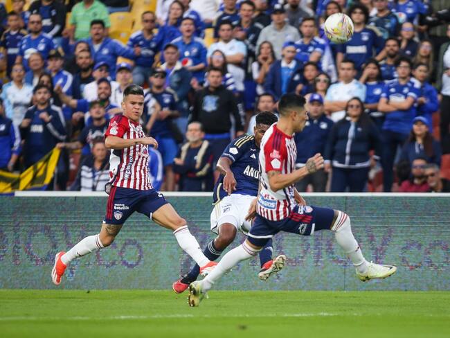 Junior y Millonarios durante su último enfrentamiento / Colprensa.