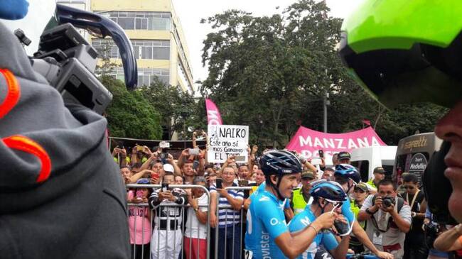 La fiesta del ciclismo se vivió en la plaza de Bolívar de Armenia