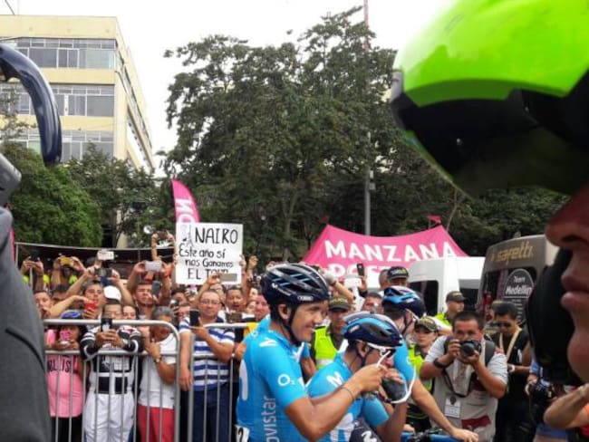 La fiesta del ciclismo se vivió en la plaza de Bolívar de Armenia