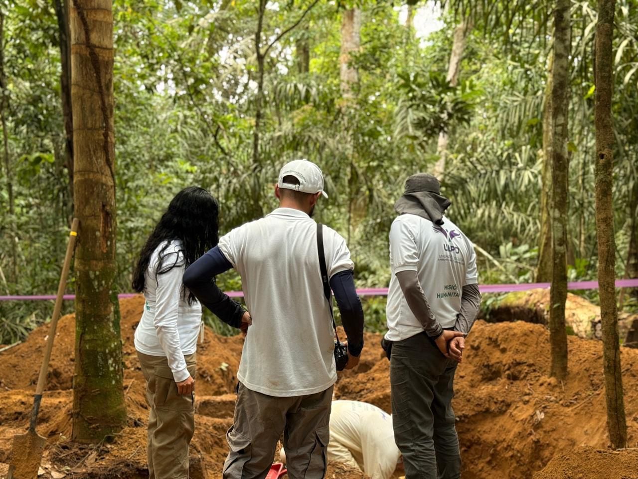 Encuentran la fosa común más grande de Meta. Foto: Unidad de Búsqueda de Personas Desaparecidas.