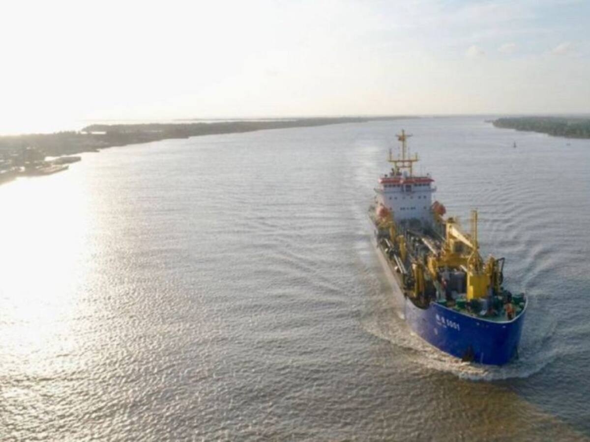 Calado en el Puerto de Barranquilla aumentó a 9.5 metros