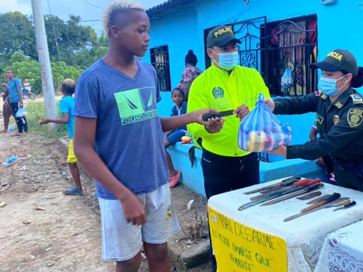 Con un “plan desarme” la Policía promueve la sana convivencia en Bolívar