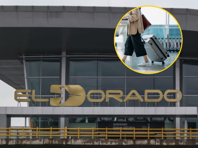 Persona viajando desde el Aeropuerto El Dorado de Bogotá, Colombia. Fotos: Getty Images.