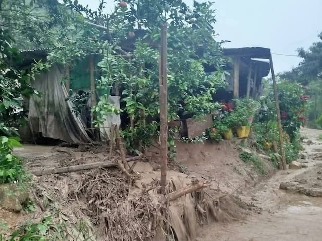 Lluvias torrenciales dejan estragos en el municipio de Acevedo-Huila