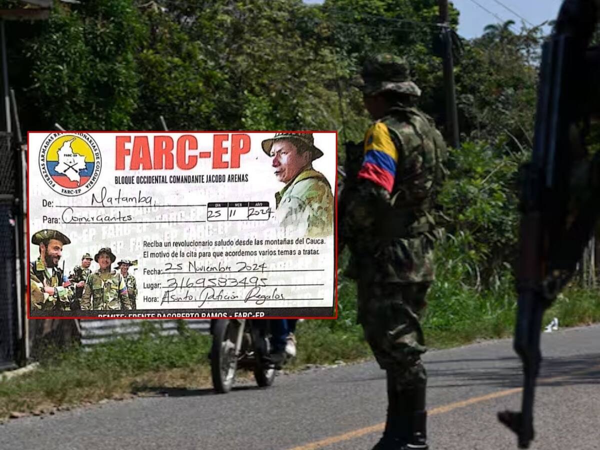 Disidencias citaron a comerciantes del Cauca para coordinar entrega de regalos de Navidad