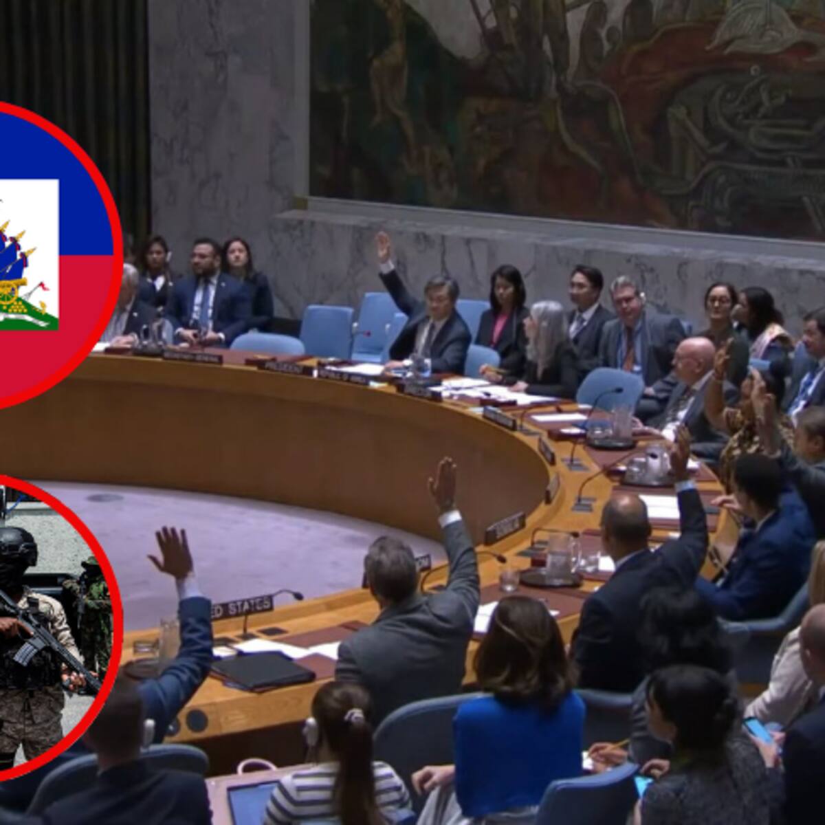 Consejo de Seguridad de la ONU aprueba despliegue de “Fuerza de Represión de Pandillas” en Haití