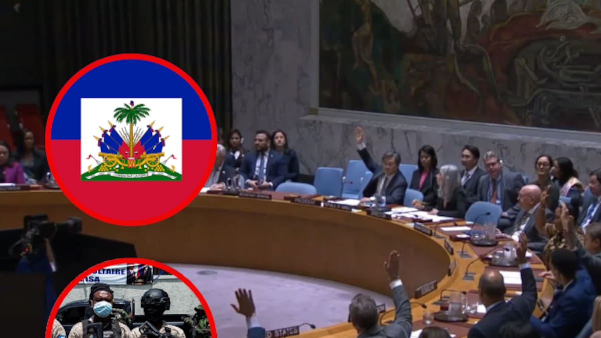 Consejo de Seguridad de la ONU aprueba despliegue de “Fuerza de Represión de Pandillas” en Haití