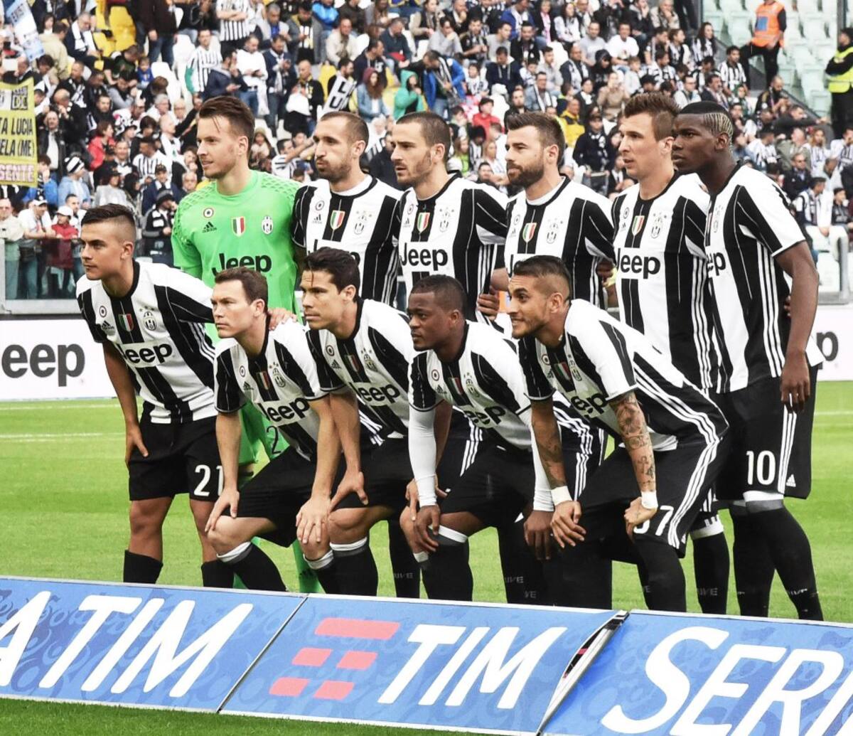 Los once inicialistas de Juventus ante Sampdoria.