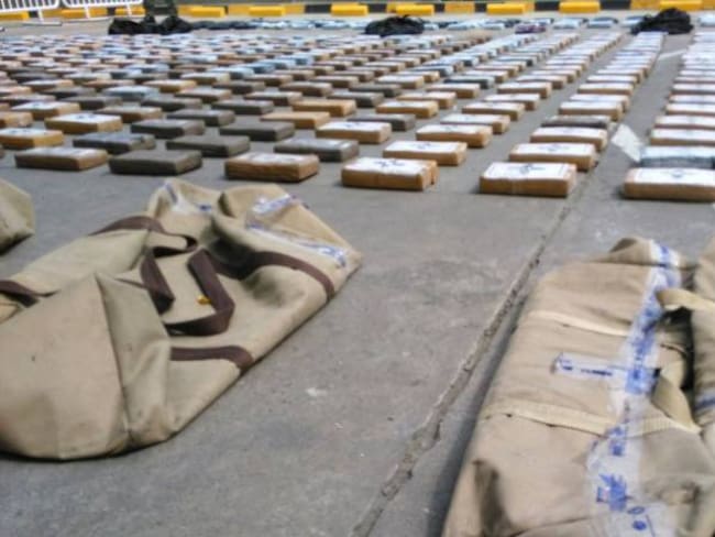 Policía incauta 1.335 kilos de cocaína en Cartagena