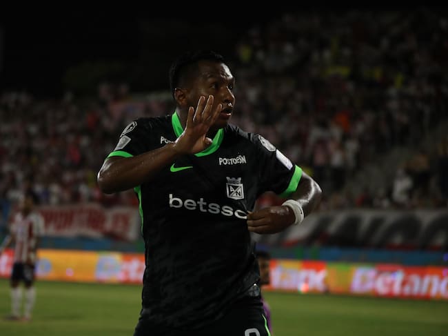 Alfredo Morelos celebra su gol ante el Junior / Colprensa.