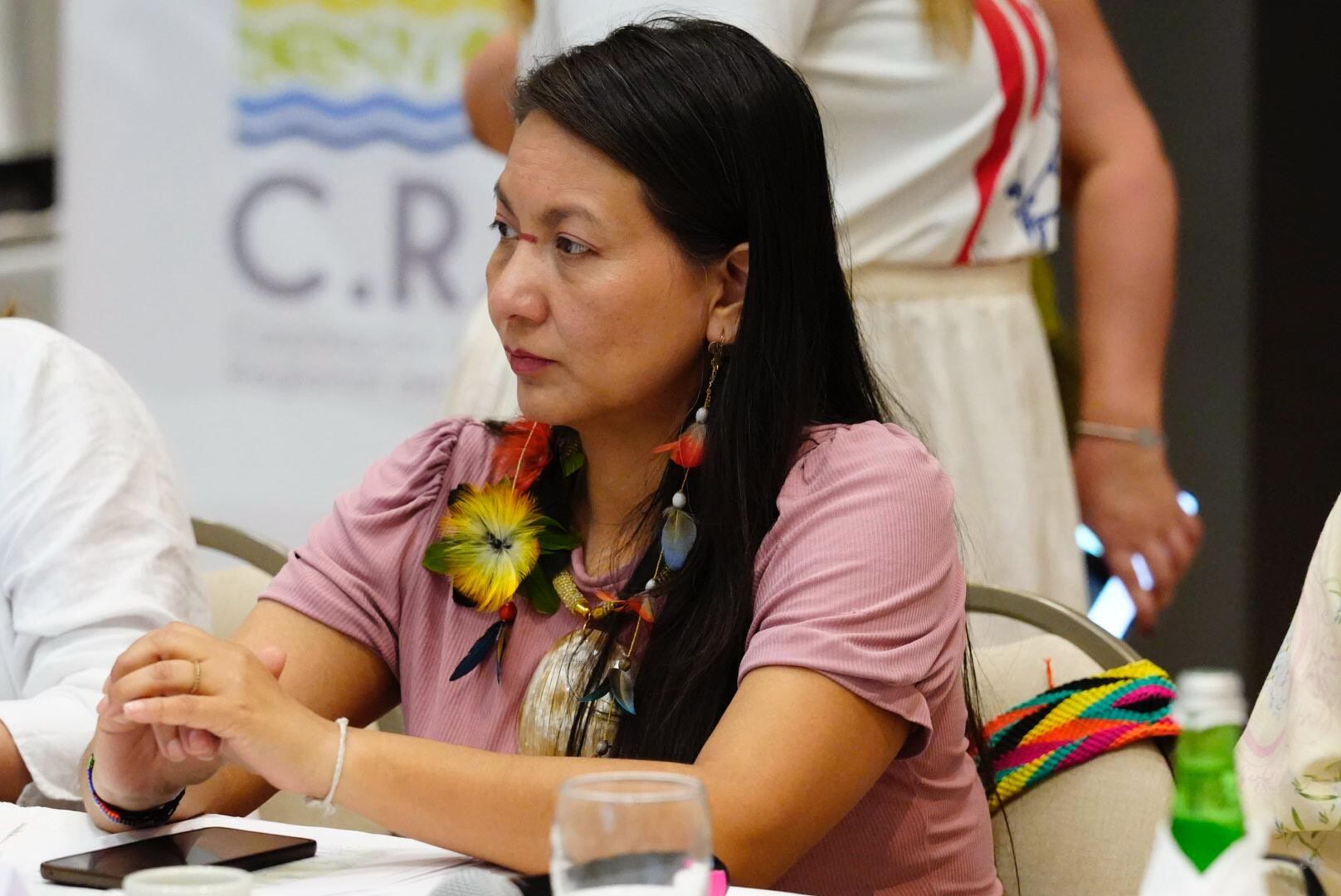 Ministra Lena Estrada. Foto: X Ministerio de Ambiente.