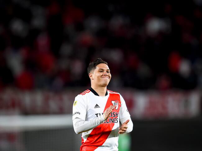Juan Fernando Quintero en su paso por River Plate. (Photo by Marcelo Endelli/Getty Images)