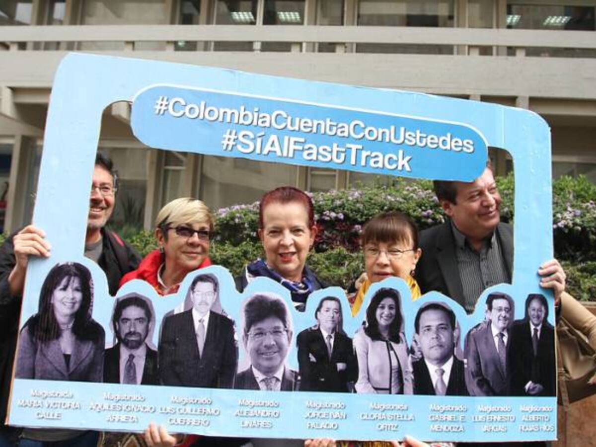 Con papayera ciudadanos piden a la Corte que apruebe fast track para implementar acuerdo de paz
