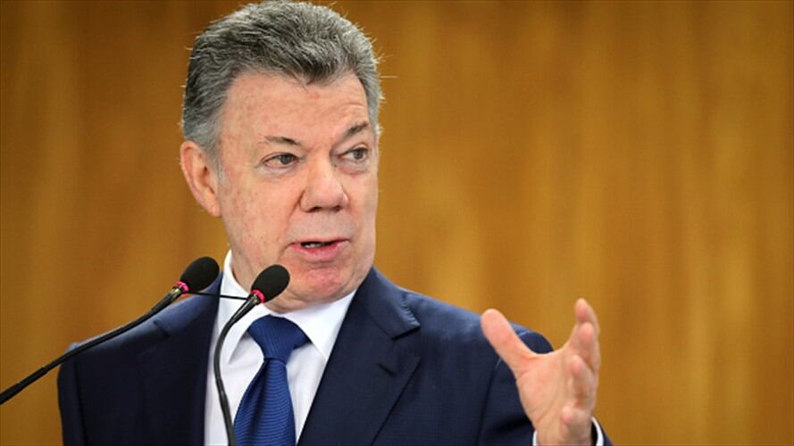 Santos recordó la corresponsabilidad de los países consumidores de coca. Foto: Getty Images