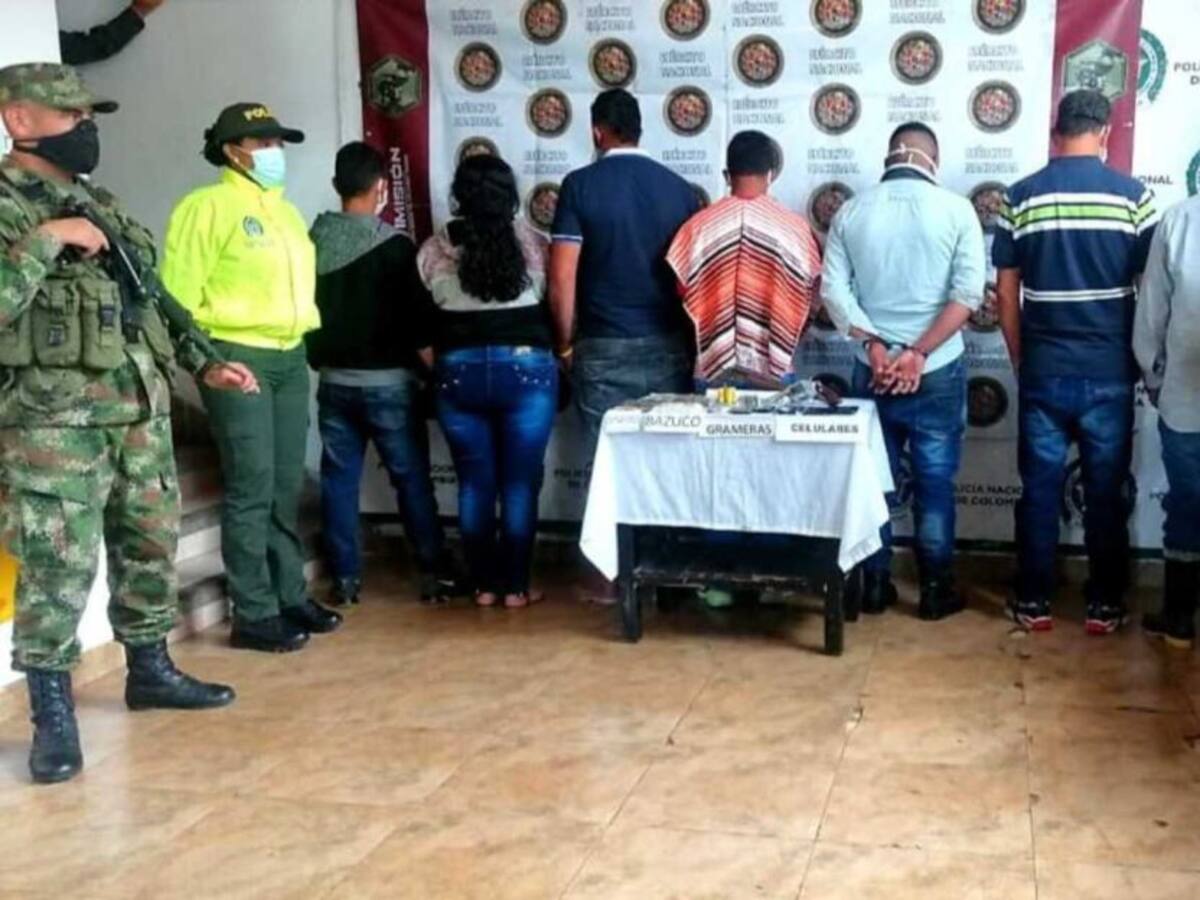 Desarticulan banda que vendía drogas a caficultores de Risaralda y Caldas