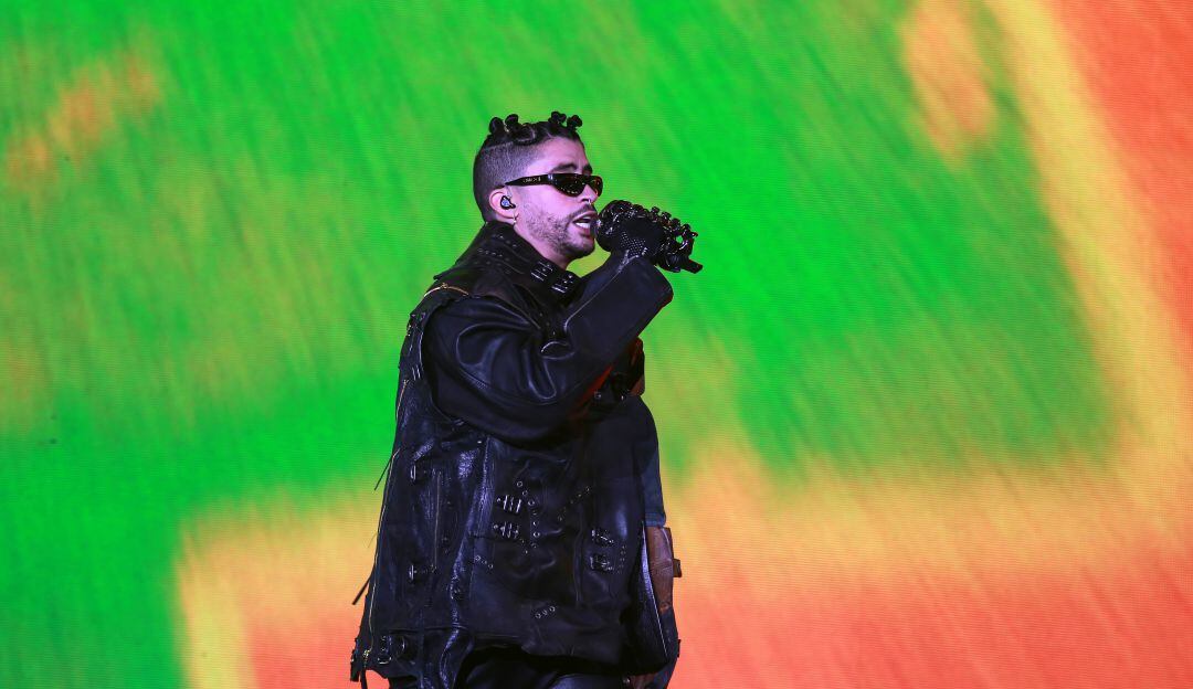 El rapero Bad Bunny en Puerto Rico