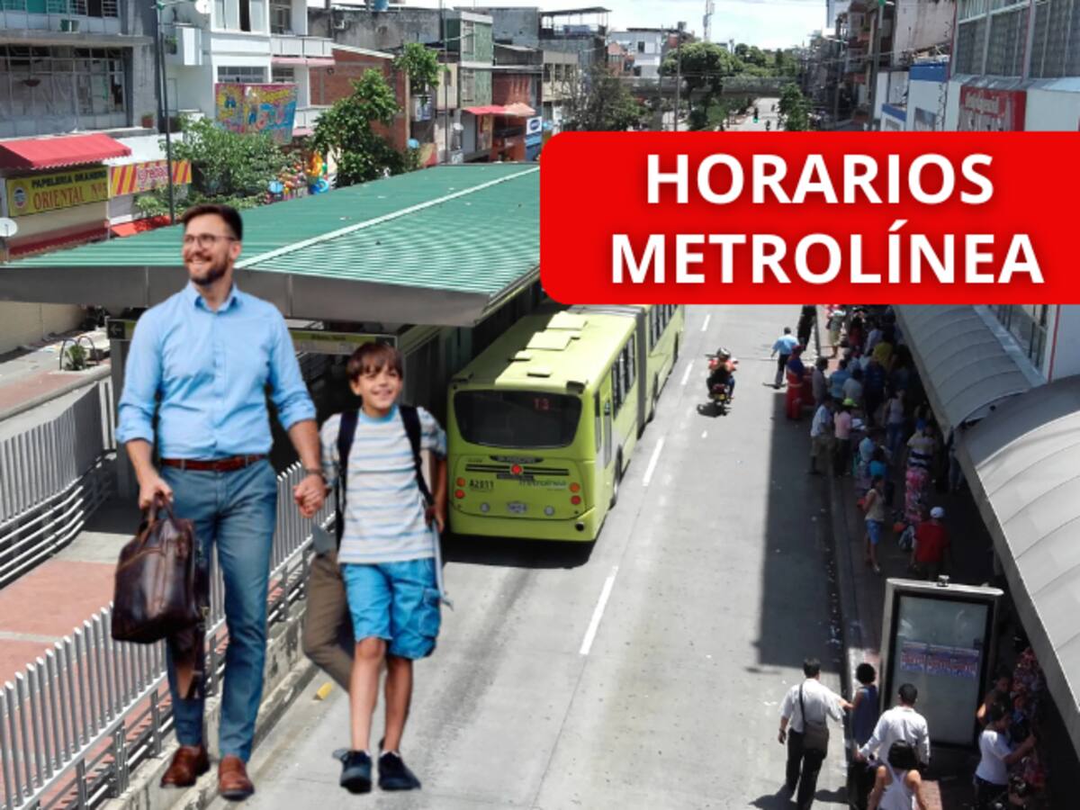 Horarios en el Metrolínea por semana de receso escolar en Bucaramanga ¿hasta cuándo? Rutas y más