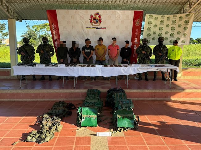 Operación contra el ELN en Arauca dejó dos muertos, seis capturados y un menor recuperado