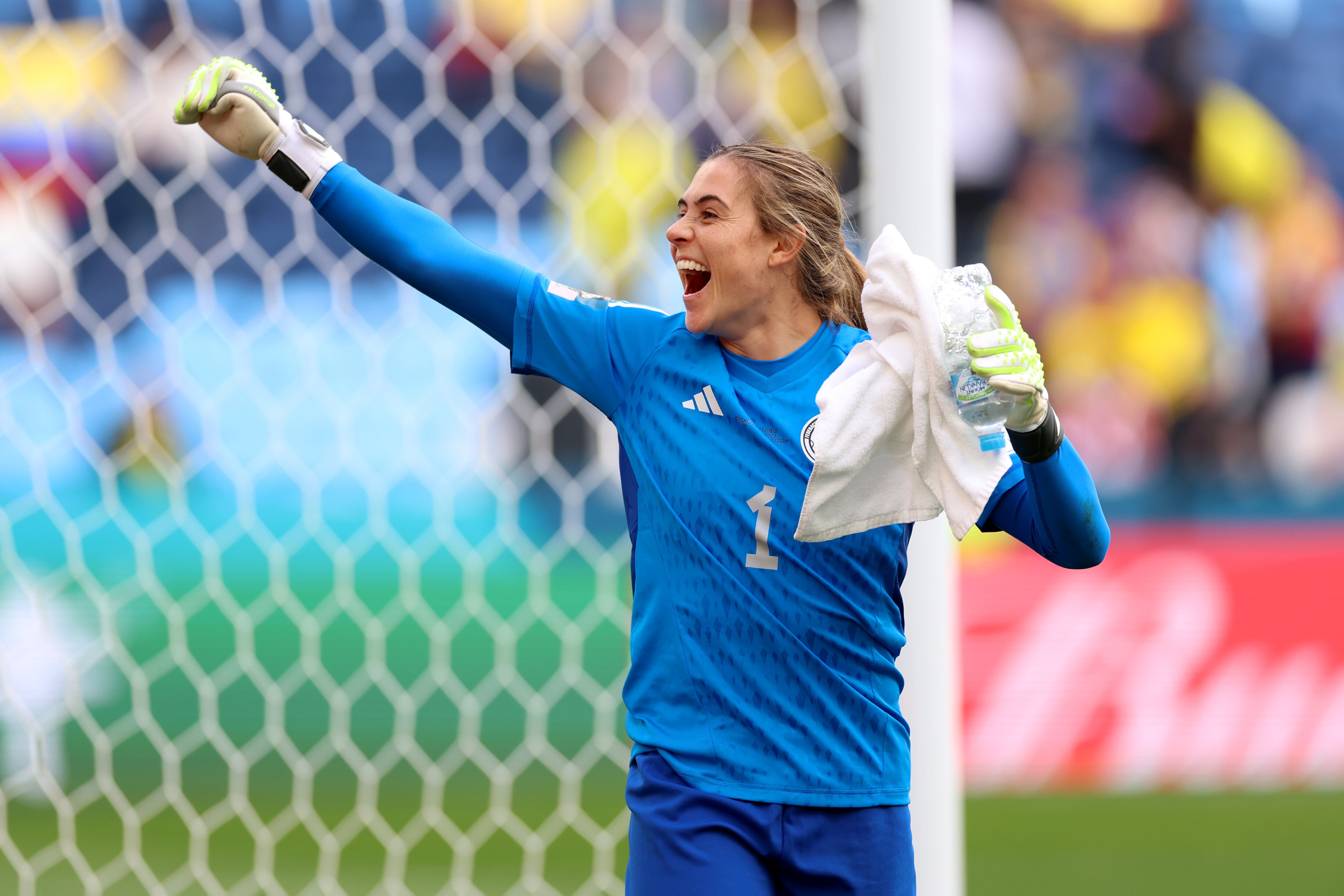 Catalina Pérez, portera de la Selección Colombia. (Photo by Sajad Imanian/DeFodi Images via Getty Images)