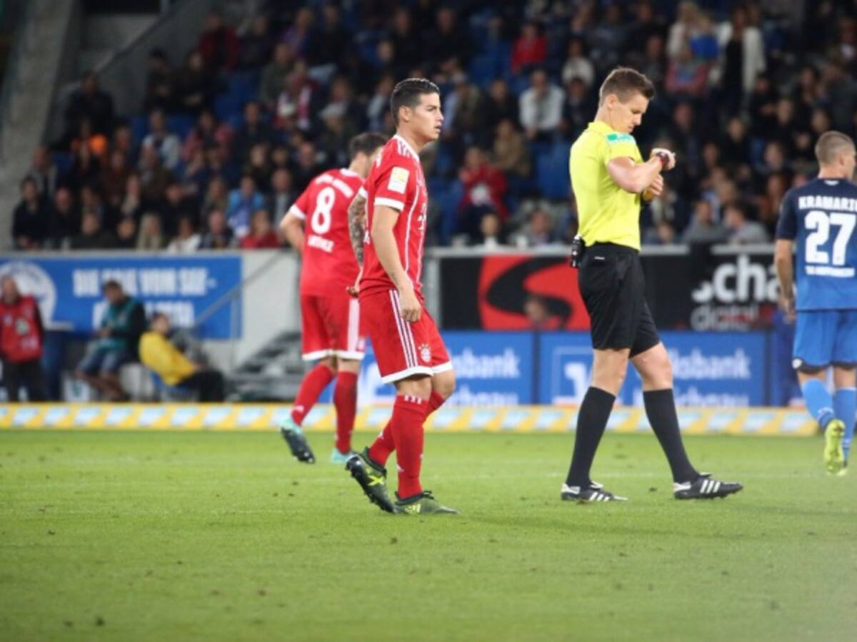 James debuta en la Bundesliga en la derrota del Bayern Múnich