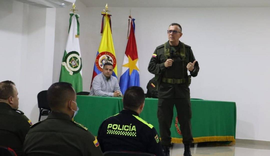 Director de la Policía, general Jorge Luis Vargas. 