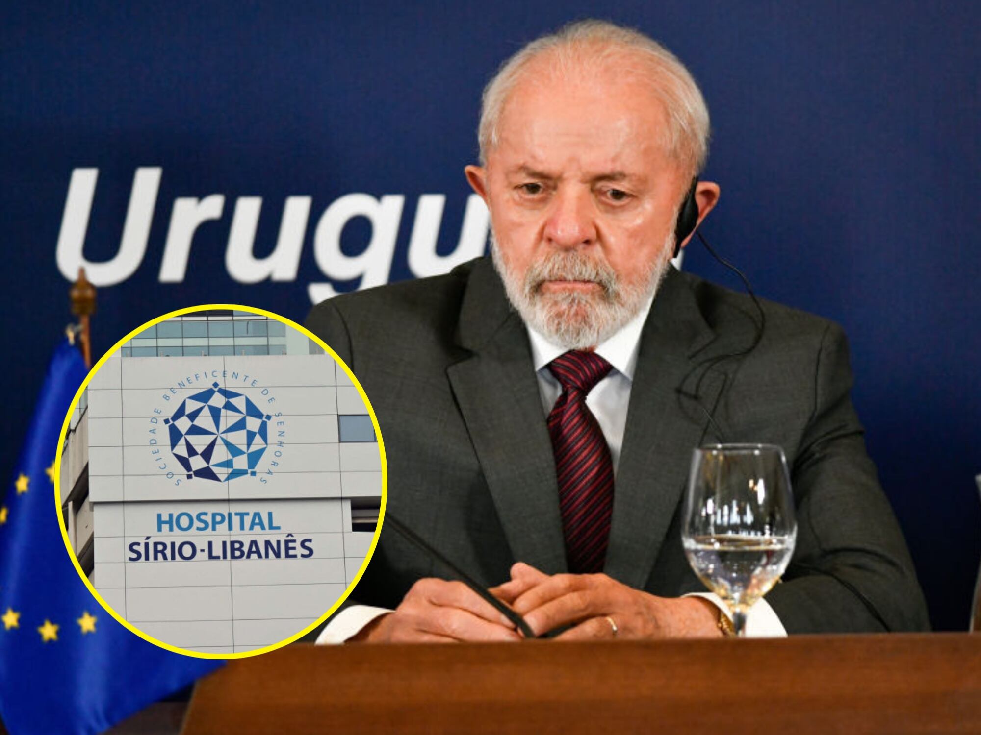 Luiz Inacio Lula da Silva. I Foto: Santiago Mazzarovich/picture alliance via Getty Images. Hospital Sirio-Libanes. I Foto: NELSON ALMEIDA/AFP via Getty Images.