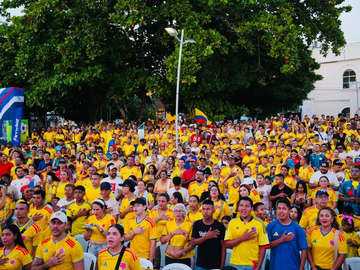 Dos pantallas gigantes serán instaladas en Montería para ver el partido Colombia vs. Ghana