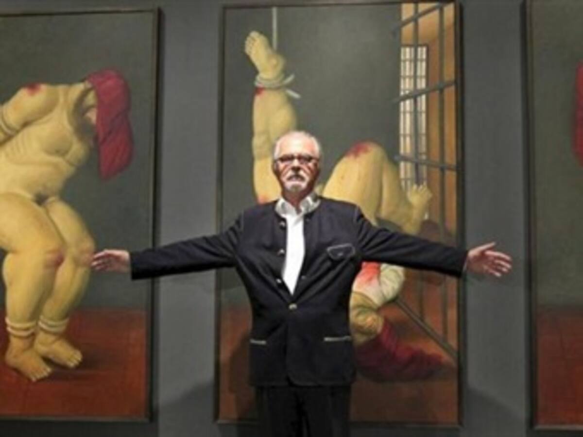 Los "gordos" de Botero desembarcan en Buenos Aires en formato de dibujos