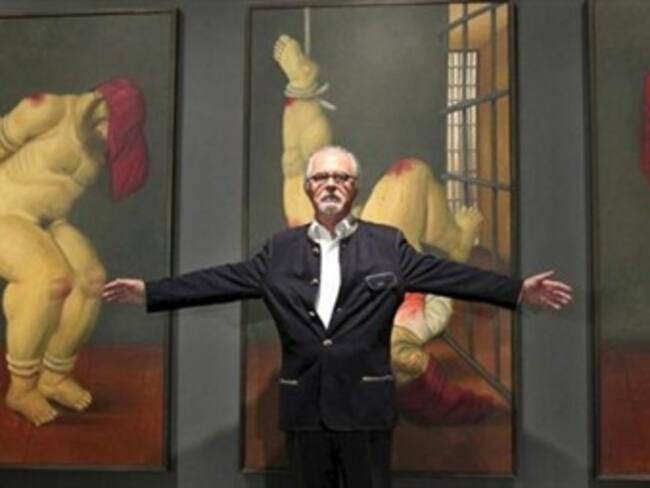 Los "gordos" de Botero desembarcan en Buenos Aires en formato de dibujos